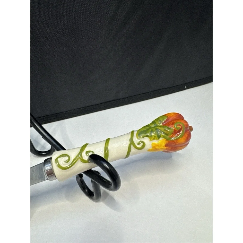 Temptations Tara‎ Tesher Pumpkin Patch Cake Pie Server Serving Utensil